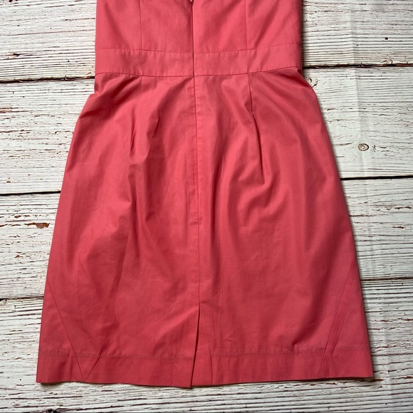 COPY - J. Crew Strawberry Pink Strapless Dress Sz 4 - Picture 11 of 15